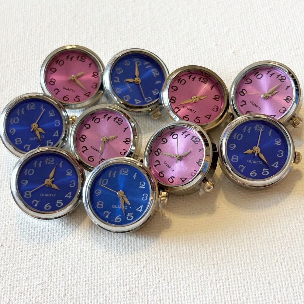 Jewelry Crafters Makers Ginger Snap Style Watch Face Snaps (10) Findings